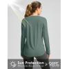 imageWomens Sun Shirts UPF 50 Long Sleeve UV Protection Shirt Lightweight Quick Dry Workout Hiking Tops for WomenMalachite Green