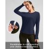 imageWomens Sun Shirts UPF 50 Long Sleeve UV Protection Shirt Lightweight Quick Dry Workout Hiking Tops for WomenNavy
