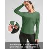 imageWomens Sun Shirts UPF 50 Long Sleeve UV Protection Shirt Lightweight Quick Dry Workout Hiking Tops for WomenOarmy Green