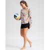 imageWomens Sun Shirts UPF 50 Long Sleeve UV Protection Shirt Lightweight Quick Dry Workout Hiking Tops for WomenPink Floral