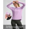 imageWomens Sun Shirts UPF 50 Long Sleeve UV Protection Shirt Lightweight Quick Dry Workout Hiking Tops for WomenPurple