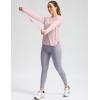 imageWomens Sun Shirts UPF 50 Long Sleeve UV Protection Shirt Lightweight Quick Dry Workout Hiking Tops for WomenSeashell Pink