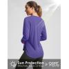 imageWomens Sun Shirts UPF 50 Long Sleeve UV Protection Shirt Lightweight Quick Dry Workout Hiking Tops for WomenVintage Purple
