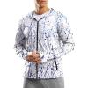imageG Gradual Mens UPF 50 Sun Protection Hoodie Jacket Lightweight Full Zip Hoodies Long Sleeve Shirts for Men Hiking FishingBlue Splashed
