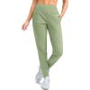 imageG Gradual Womens Fleece Lined Joggers High Waisted Water Resistant Thermal Hiking Pants Cold Weather Sweatpants with PocketsSage