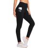 imageG Gradual Womens Fleece Lined Winter Leggings with Pockets Water Resistant High Waisted Thermal Warm Pants Running HikingBlack