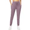 imageG Gradual Womens Joggers Pants with Zipper Pockets Stretch Tapered Athletic Joggers for Women Lounge Jogging WorkoutPink