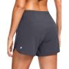 imageG Gradual Womens Running Shorts with Mesh Liner 3quot Workout Athletic Shorts for Women with Phone PocketsGrey