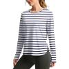 White/Deep Sea Stripe