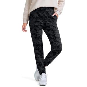 imageG Gradual Womens Fleece Lined Joggers High Waisted Water Resistant Thermal Hiking Pants Cold Weather Sweatpants with PocketsGey Camo