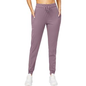 imageG Gradual Womens Joggers Pants with Zipper Pockets Stretch Tapered Athletic Joggers for Women Lounge Jogging WorkoutPink