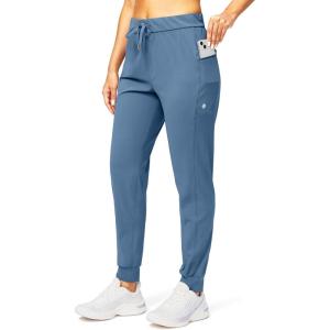 imageG Gradual Womens Joggers Pants with Zipper Pockets Stretch Tapered Athletic Joggers for Women Lounge Jogging WorkoutSlate Blue