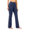 image28quot30quot32quot34quot Inseam Womens Bootcut Yoga Pants Long Bootleg HighWaisted Flare Pants with PocketsBlue