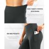 image28quot30quot32quot34quot Inseam Womens Bootcut Yoga Pants Long Bootleg HighWaisted Flare Pants with PocketsDark Grey