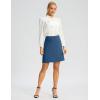 imageG Gradual 19quot Skorts for Woman Knee Length Golf Skirt Long Athletic Tennis Skorts for Women Dressy Casual with Shorts PocketsBlue