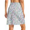 imageG Gradual 19quot Skorts for Woman Knee Length Golf Skirt Long Athletic Tennis Skorts for Women Dressy Casual with Shorts PocketsBoho Flower