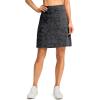 imageG Gradual 19quot Skorts for Woman Knee Length Golf Skirt Long Athletic Tennis Skorts for Women Dressy Casual with Shorts PocketsGrey Camo