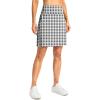 imageG Gradual 19quot Skorts for Woman Knee Length Golf Skirt Long Athletic Tennis Skorts for Women Dressy Casual with Shorts PocketsHoundstooth