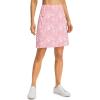 imageG Gradual 19quot Skorts for Woman Knee Length Golf Skirt Long Athletic Tennis Skorts for Women Dressy Casual with Shorts PocketsPink Paisley