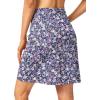 imageG Gradual 19quot Skorts for Woman Knee Length Golf Skirt Long Athletic Tennis Skorts for Women Dressy Casual with Shorts PocketsPurple Floral