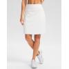 imageG Gradual 20quot Golf Skorts Skirts for Women with 7 Pockets Knee Length Skort Athletic Modest Long Tennis Skirts for WomenAwhite
