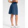 imageG Gradual 20quot Golf Skorts Skirts for Women with 7 Pockets Knee Length Skort Athletic Modest Long Tennis Skirts for WomenBlue