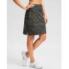 imageG Gradual 20quot Golf Skorts Skirts for Women with 7 Pockets Knee Length Skort Athletic Modest Long Tennis Skirts for WomenGreen Camo