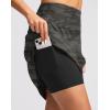 imageG Gradual 20quot Golf Skorts Skirts for Women with 7 Pockets Knee Length Skort Athletic Modest Long Tennis Skirts for WomenGreen Camo