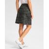 imageG Gradual 20quot Golf Skorts Skirts for Women with 7 Pockets Knee Length Skort Athletic Modest Long Tennis Skirts for WomenGreen Camo