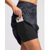 imageG Gradual 20quot Golf Skorts Skirts for Women with 7 Pockets Knee Length Skort Athletic Modest Long Tennis Skirts for WomenGrey Camo