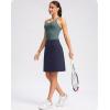 imageG Gradual 20quot Golf Skorts Skirts for Women with 7 Pockets Knee Length Skort Athletic Modest Long Tennis Skirts for WomenNavy