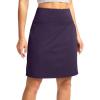 imageG Gradual 20quot Golf Skorts Skirts for Women with 7 Pockets Knee Length Skort Athletic Modest Long Tennis Skirts for WomenPurple