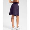 imageG Gradual 20quot Golf Skorts Skirts for Women with 7 Pockets Knee Length Skort Athletic Modest Long Tennis Skirts for WomenPurple