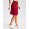 imageG Gradual 20quot Golf Skorts Skirts for Women with 7 Pockets Knee Length Skort Athletic Modest Long Tennis Skirts for WomenRed