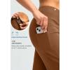 imageG Gradual Capri Pants for Women High Waist Workout Yoga Pants with Pockets Tummy Control Leggings Crop StraightBrown