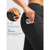 imageG Gradual Capri Pants for Women High Waist Workout Yoga Pants with Pockets Tummy Control Leggings Crop StraightCharcoal