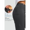 imageG Gradual Capri Pants for Women High Waist Workout Yoga Pants with Pockets Tummy Control Leggings Crop StraightDark Grey
