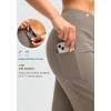 imageG Gradual Capri Pants for Women High Waist Workout Yoga Pants with Pockets Tummy Control Leggings Crop StraightDark Khaki