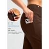 imageG Gradual Capri Pants for Women High Waist Workout Yoga Pants with Pockets Tummy Control Leggings Crop StraightEspresso