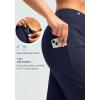 imageG Gradual Capri Pants for Women High Waist Workout Yoga Pants with Pockets Tummy Control Leggings Crop StraightNavy