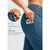 imageG Gradual Capri Pants for Women High Waist Workout Yoga Pants with Pockets Tummy Control Leggings Crop StraightStone Blue