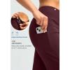 imageG Gradual Capri Pants for Women High Waist Workout Yoga Pants with Pockets Tummy Control Leggings Crop StraightWine