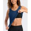 imageG Gradual Tankini Tops for Women High Neck Swimsuits Swim Top Modest Bathing Suit Swimwear Tank Top only No BottomDark Blue