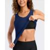 imageG Gradual Tankini Tops for Women High Neck Swimsuits Swim Top Modest Bathing Suit Swimwear Tank Top only No BottomNavy