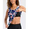 imageG Gradual Tankini Tops for Women High Neck Swimsuits Swim Top Modest Bathing Suit Swimwear Tank Top only No BottomNavy Flower