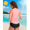 imageG Gradual Tankini Tops for Women High Neck Swimsuits Swim Top Modest Bathing Suit Swimwear Tank Top only No BottomPeach