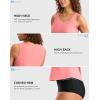 imageG Gradual Tankini Tops for Women High Neck Swimsuits Swim Top Modest Bathing Suit Swimwear Tank Top only No BottomPeach