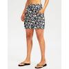imageG Gradual Womens 7quot Long Swim Board Shorts High Waisted Quick Dry Beach Swimming Shorts for Women with Liner PocketsD White Flower