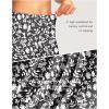 imageG Gradual Womens 7quot Long Swim Board Shorts High Waisted Quick Dry Beach Swimming Shorts for Women with Liner PocketsD White Flower
