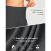 imageG Gradual Womens 7quot Long Swim Board Shorts High Waisted Quick Dry Beach Swimming Shorts for Women with Liner PocketsDark Grey